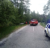 Рятувальники деблокували двох потерпілих з понівеченої внаслідок дорожньо-транспортної пригоди автівки