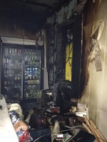 У Рівненському районі вогнеборці врятували від знищення вогнем продуктовий магазин