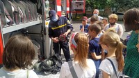 На Сумщині під час Всеукраїнської громадської акції «Запобігти. Врятувати. Допомогти», дітлахи завітали в гості до рятувальників