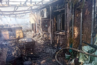 Нікопольський район: вогнеборці ліквідували пожежу у господарчій споруді