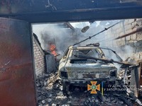 М. Вільнянськ: вогнеборці ліквідували пожежу в гаражі