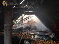 Гайсинський район: ліквідовано пожежу в господарчій будівлі