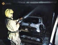 В Бериславському районі рятувальники ліквідували пожежу автомобіля