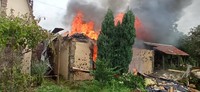 М. Авдіївка: рятувальники ліквідували пожежу дачного будинку, що сталася в результаті влучення ВНП