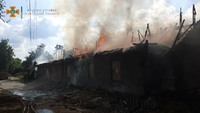 Броварський район: рятувальники ліквідували пожежу у недіючій будівлі
