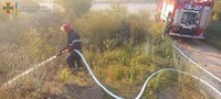 На Вінниччині ліквідовано загоряння сухої рослинності