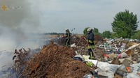 Білоцерківський район: ліквідовано пожежу на сміттєзвалищі