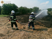 На Миколаївщині щодоби збільшується кількість пожеж на відкритій території