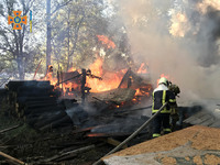 Полтавський район: вогнеборці ліквідували пожежу в безгосподарчій будівлі