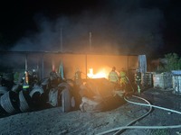 Здолбунів: рятувальники ліквідували пожежу у приватному господарстві