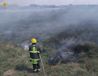 Рятувальники Херсонщини ліквідували 9 пожеж на відкритих територіях