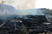 На Чернігівщині через дитячі пустощі з вогнем виникла пожежа