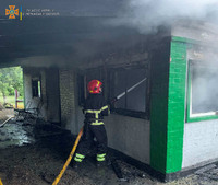 Звенигородський район:рятувальники ліквідували пожежу житлового будинку