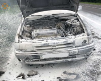 Львівський район: вогнеборці ліквідували пожежу в автомобілі «Opel Astra»