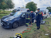 М. Сокаль: рятувальники деблокували з деформованого автомобіля потерпілих