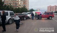 Правоохоронці встановлюють обставини ДТП із шістьма автомобілями у Чорноморську