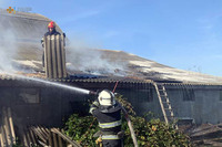 Кам`янець-Подільський район: Дунаєвецькі рятувальники ліквідували пожежу господарчої споруди
