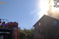 Лубенський район: надзвичайники ліквідували пожежу в будинку