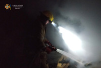 Чорнухи: рятувальники ліквідували пожежу в господарчій будівлі
