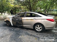 Поліцейські Київщини затримали чоловіка, який підпалив автівку в Узині