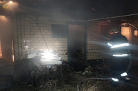Шепетівський район: полонські рятувальники ліквідували пожежу літньої кухні