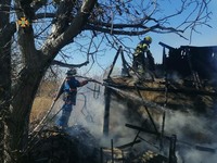Великолепетиські вогнеборці ліквідували пожежу літньої кухні