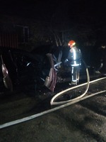 Здолбунівські рятувальники ліквідували загоряння легкового автомобіля