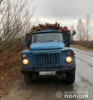 На Любомльщині поліцейські виявили факт незаконного перевезення деревини