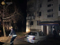 Пулини: рятувальники ліквідували пожежу в одній з квартир п’ятиповерхівки