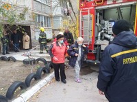Під час ліквідації пожежі олешківські вогнеборці врятували господарів квартири
