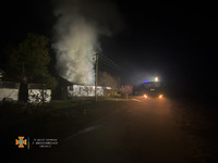 Миколаївська область: вогнеборці ліквідували пожежу господарчої будівлі