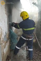 В смт Новотроїцьке рятувальники гасили пожежу в житловому будинку