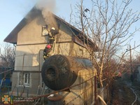 Місто Ізмаїл: рятувальники ліквідували загорання у двоповерховому житловому будинку