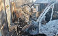 Харківський район: ліквідоване загоряння у мікроавтобусі