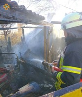 Великоолександрівські рятувальники ліквідували пожежу господарчої споруди