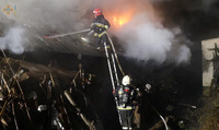 Яворівський район: пожежа в дерев’яній господарській будівлі