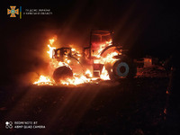 Броварський район: внаслідок пожежі вогнем знищено трактор