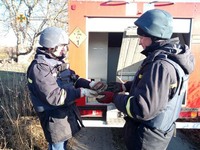 Сапери обласної ДСНС знищили 2 старих боєприпаси, виявлених на території Олешківської громади