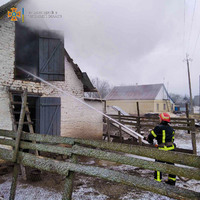 У Звенигородському районі вогнеборці ліквідували пожежу житлового будинку