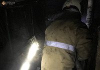 Полтавський район: вогнеборці загасили пожежу в прибудові до господарчої будівлі