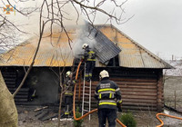 М. Червоноград: вогнеборці ліквідували пожежу у дерев’яній лазні