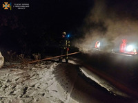 Миколаївська область: рятувальники двічі витягали автомобілі, які кюветів через негоду