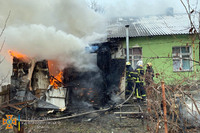 Новомосковський район: бійці ДСНС загасили пожежу в житловому будинку