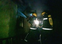 Херсонщина: каховські рятувальники ліквідували загорання у житловому будинку