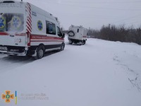 Одеська область: рятувальники Одещини 8 разів виїжджали для вилучення автотранспортних засобів із снігових заметів та слизьких ділянок доріг