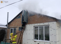 Оржиця: рятувальники загасили пожежу в будинку