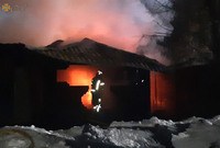 Полтавський район: надзвичайники ліквідували пожежу в господарчій будівлі