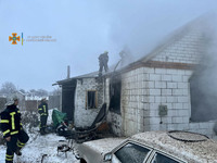 Чугуївський район: під час пожежі в житловому будинку постраждав 70-річний чоловік