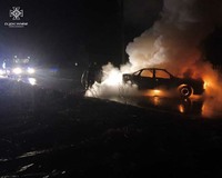 Вишгородський район: рятувальники ліквідували пожежу у легковому автомобілі