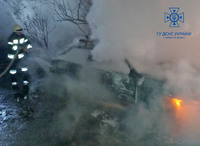 Обухівський район: внаслідок пожежі вогнем знищено автомобіль
